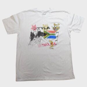 Tyla Coachella Festival Indio, CA Adult White Concert Shirt New Large